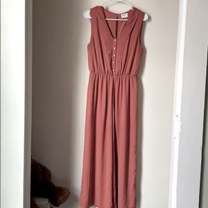 Mauve jumpsuit